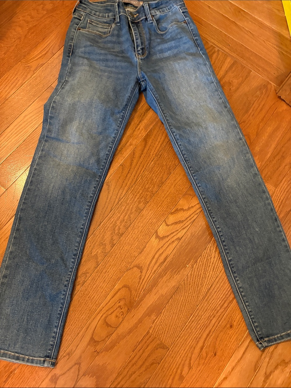 Just USA Straight-Leg Blue Denim Jeans
